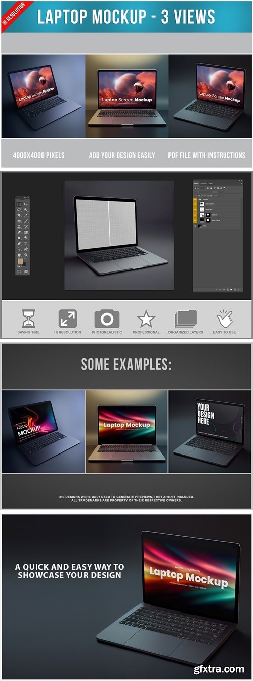 Laptop Mockup A9XU4QH