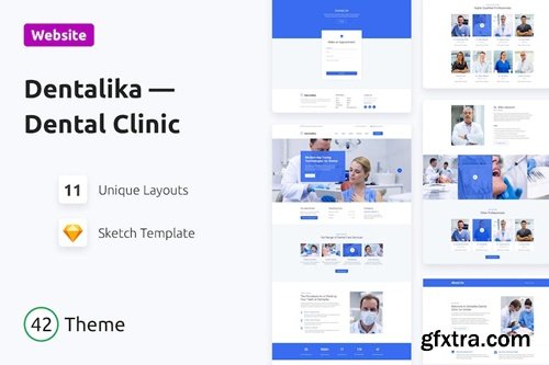 Dentalika — Dental Clinic Sketch Template 9NXXR7B