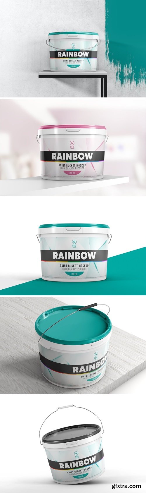 Plastic Paint Bucket Mockup GB5VRYA