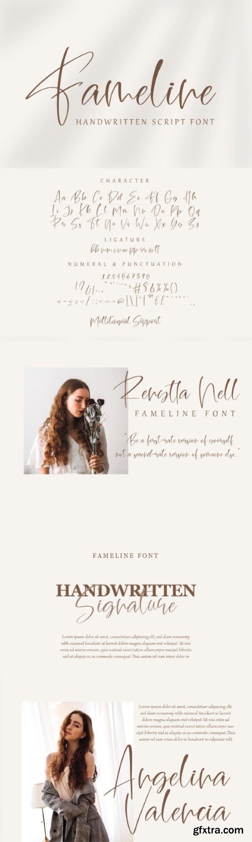 Fameline Font