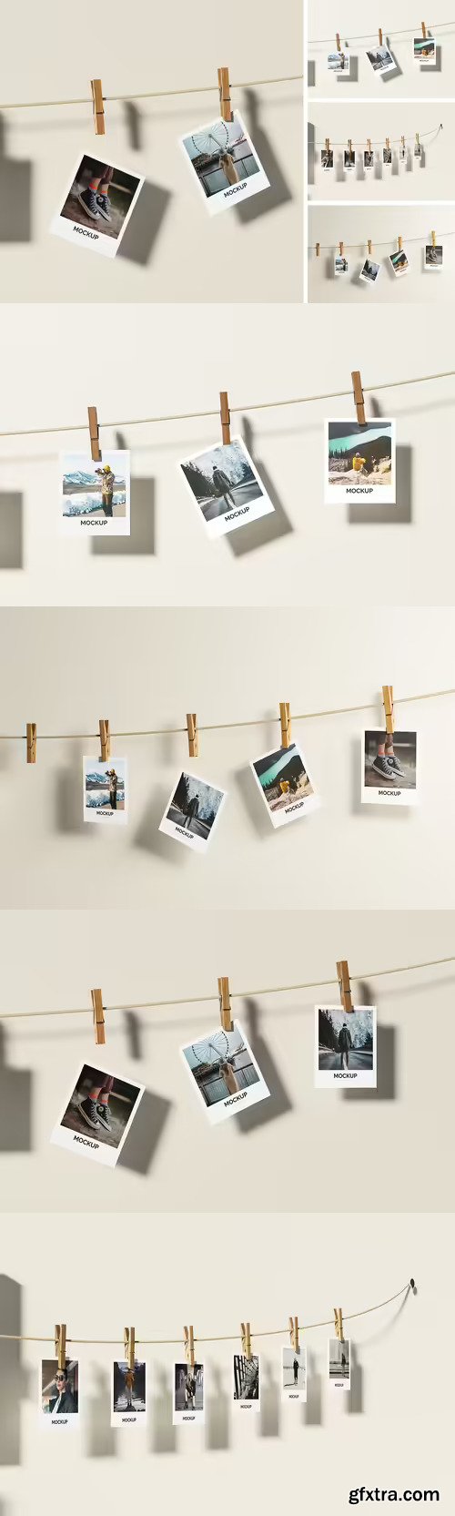 Polaroid Photo Mockup 05