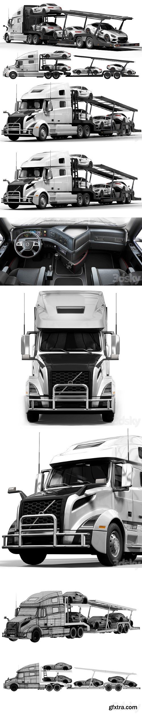 Volvo Vnl Benz Gt | Vray