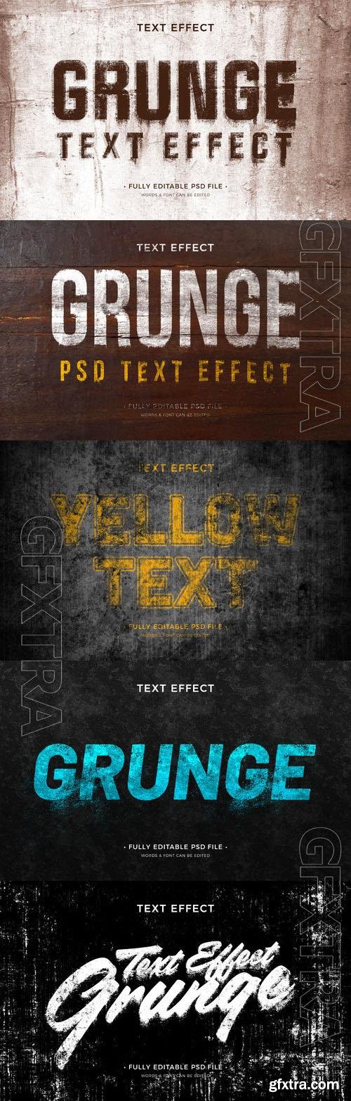 Psd style text effect editable set vol 261