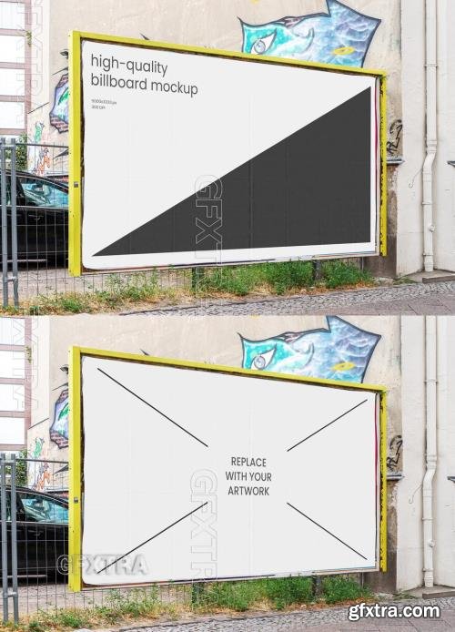 Billboard Outdoor Advertising Poster Mockup Template 545790995