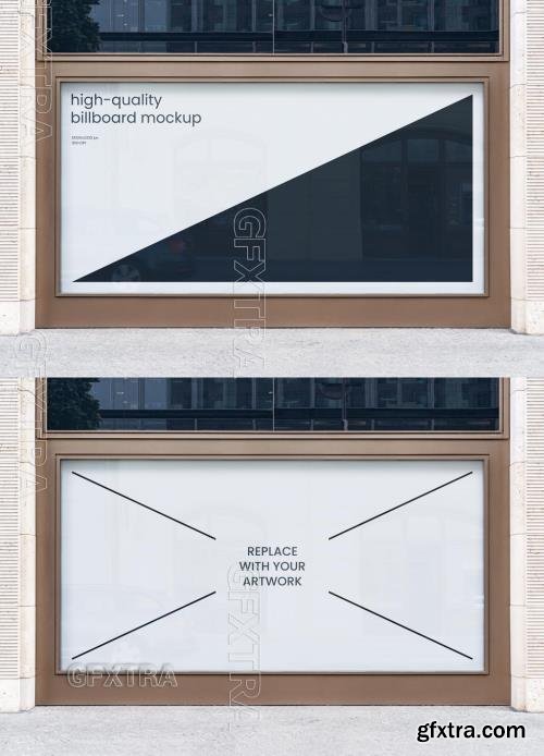 Facade Billboard Store Outdoor Advertising Poster Mockup 545790498