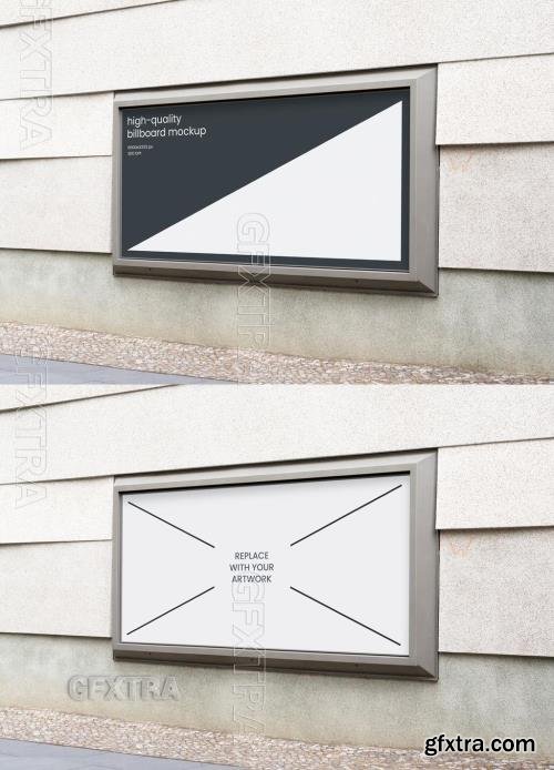 Facade Billboard Store Outdoor Advertising Poster Mockup 545790462