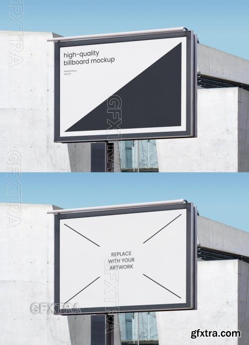 Billboard Street Outdoor Poster Mockup Template 545789015