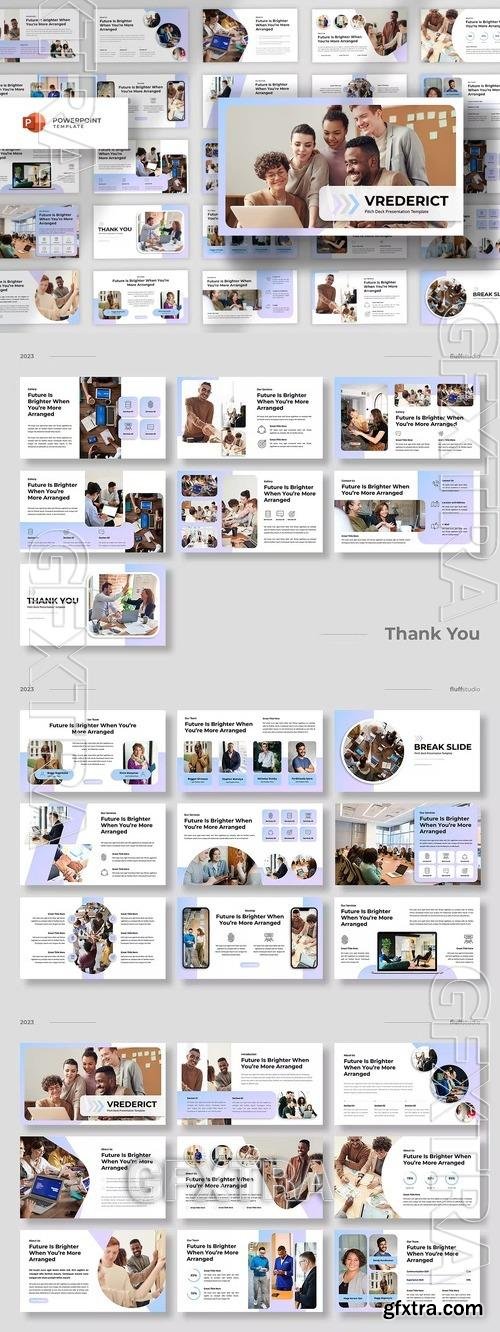 Vrederict - Pitch Deck Powerpoint Template FH496TX