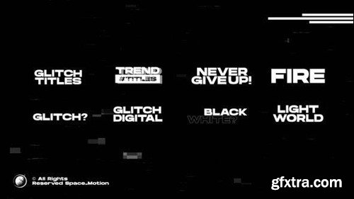 Videohive Glitch Titles _AE 43864657