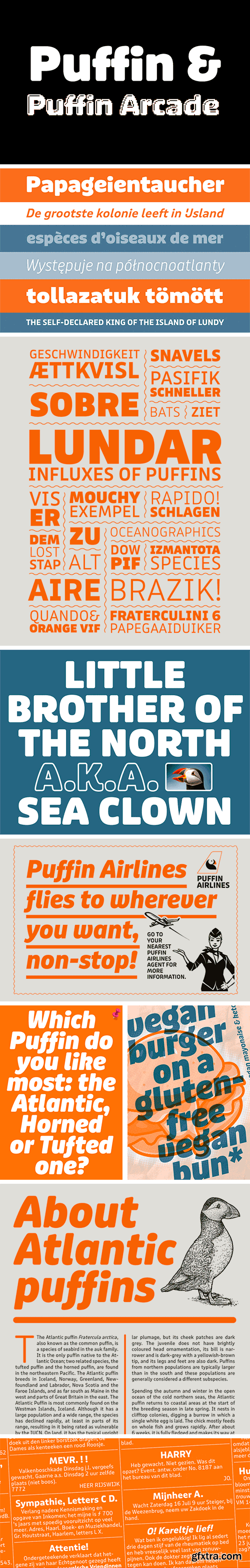 Puffin Font Family