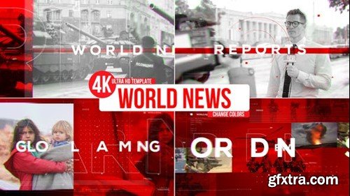 Videohive World News Opener 42240050