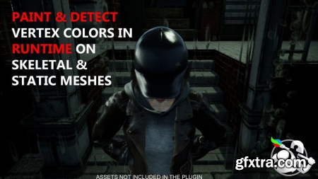 Unreal Engine Marketplace - Runtime Vertex Color Paint & Detection Plugin v1.10.2 (5.1)