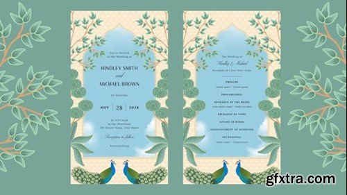 Videohive Indian Wedding Animated Invitation Template 43856161