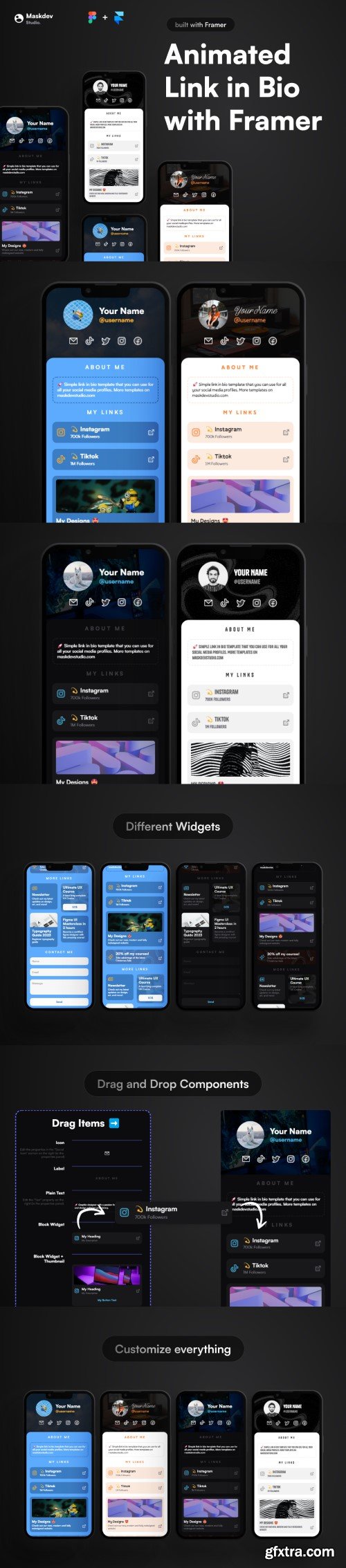 UI8 - Link in Bio Kit