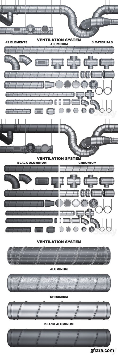 Ventilation System | Vray