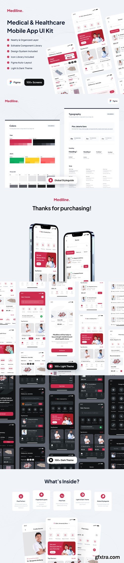 UI8 - Mediline - Medical & Healthcare App UI Kit