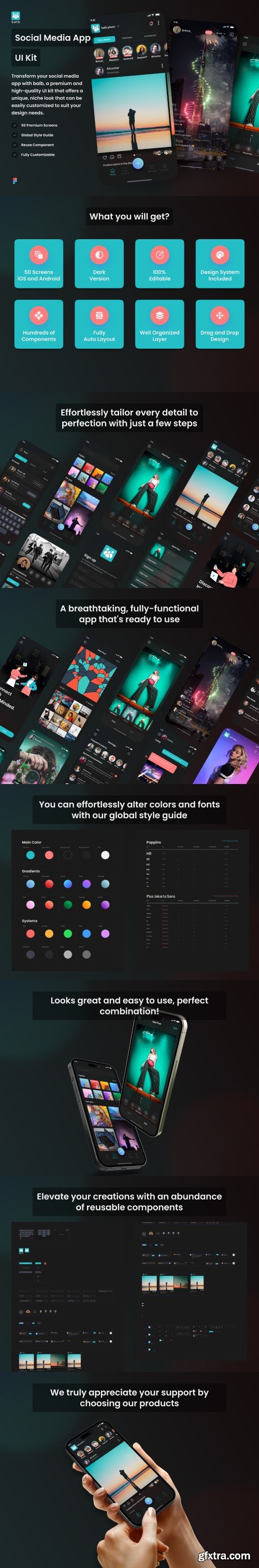 UI8 - Balb - Social Media App UI Kit