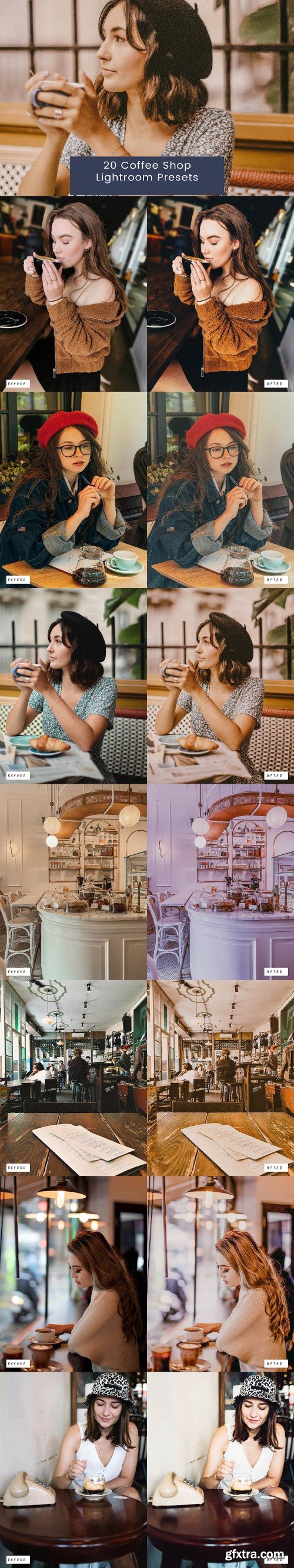 20 Coffee Shop Lightroom Presets