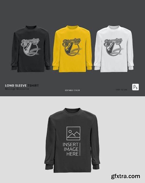 Longsleeve tshirt mockup