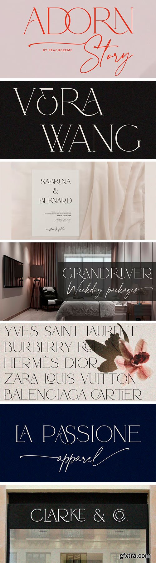 Adorn Story Font Family