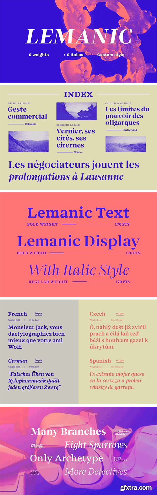 Lemanic Font Family