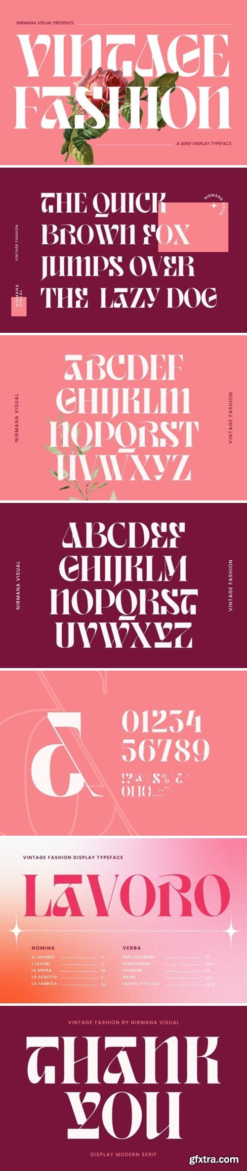 Vintage Fashion Font