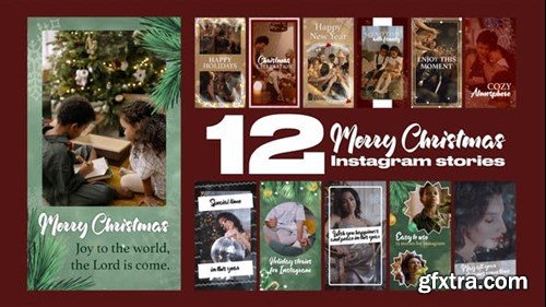 Videohive Christmas Stories 12 in 1 42191502