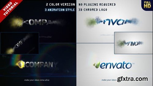 Videohive 3D Chrome Particles Logo 4706857