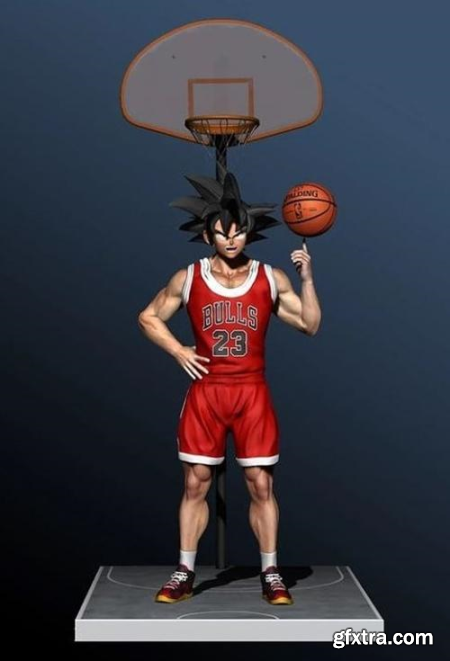 Basketball Goku Dragon Ball – 3D Print Model