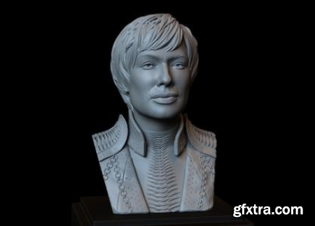 Cersei Lannister – Game Of Thrones – Portrait – Bust – 3D Print Model