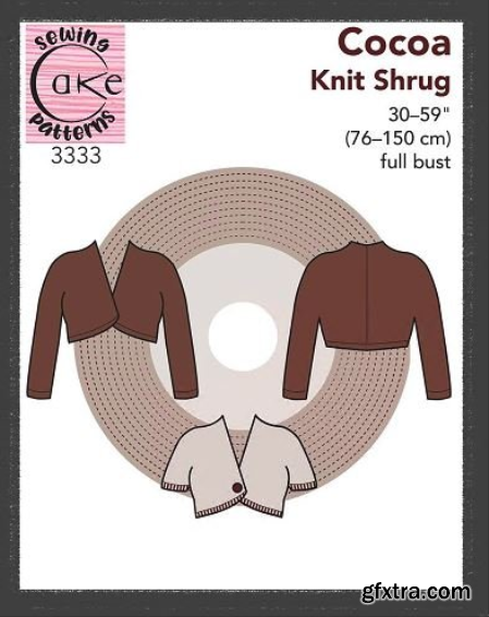 Cake Patterns - Cocoa Knit Shrug