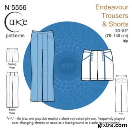 Cake Patterns - Endeavour Trousers & Shorts