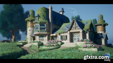 Unreal Engine Marketplace - Stylized Azure Hillside - UE5 (5.1)