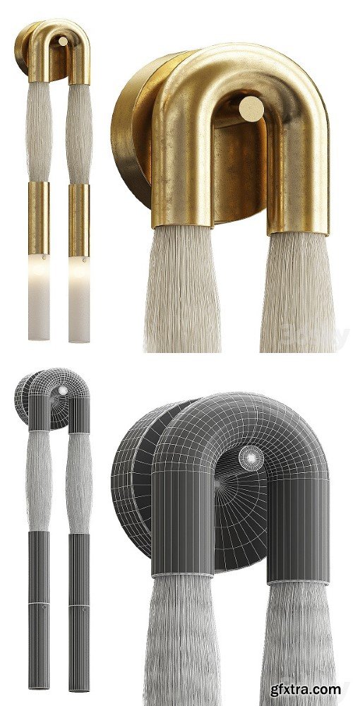 Apparatus Horsehair Wall Lamp | Vray