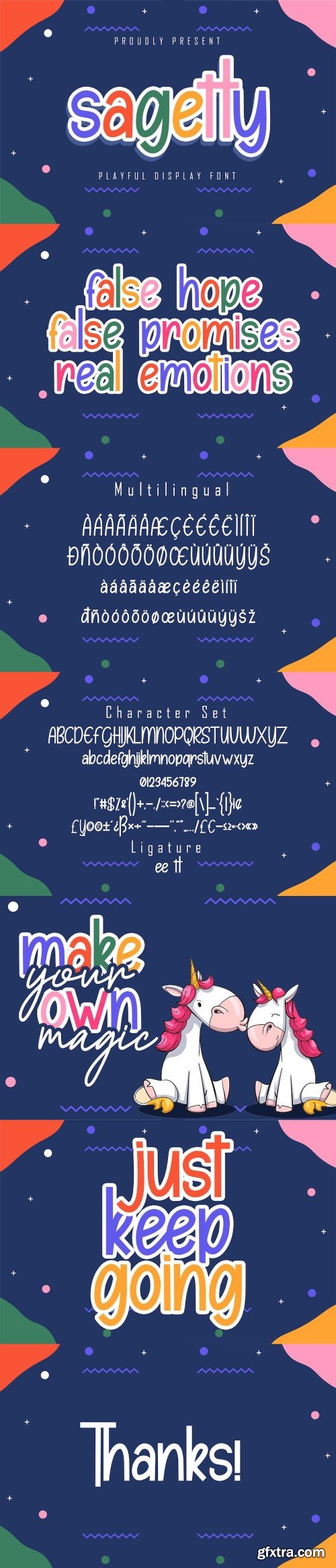 Sagetty - Playfull Display Font