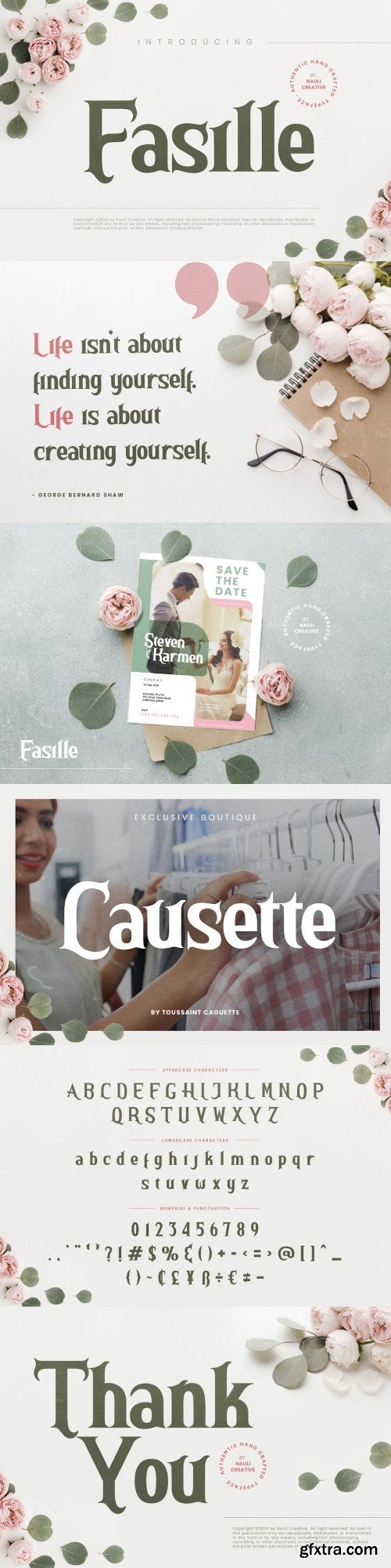 Fasille - Elegant Decorative Typeface