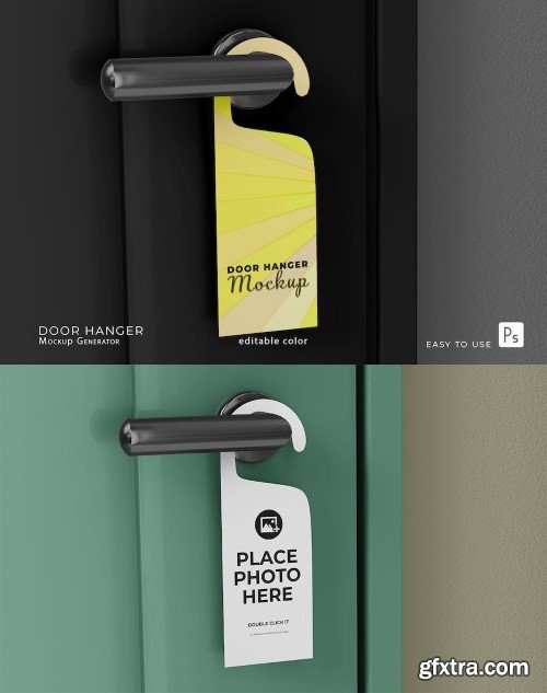 Door Hanger Mockup