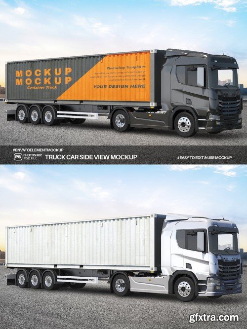 Truck Car Mockup