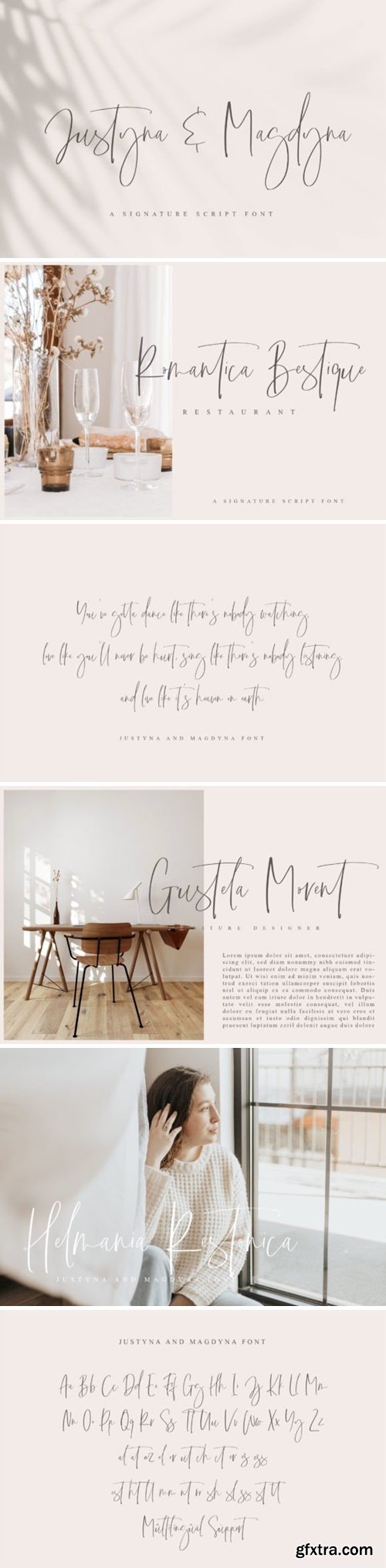 Justyna and Magdyna Font