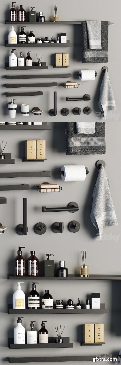 Bathroom Accessories 25 | Vray+Corona