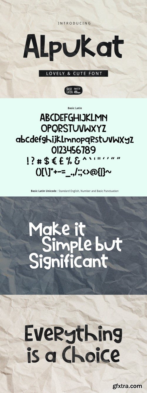 Alpukat Font