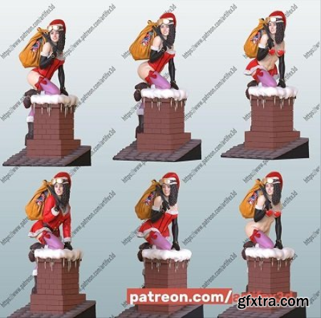 Artifex3d – Ladys Santa – 3D Print Model