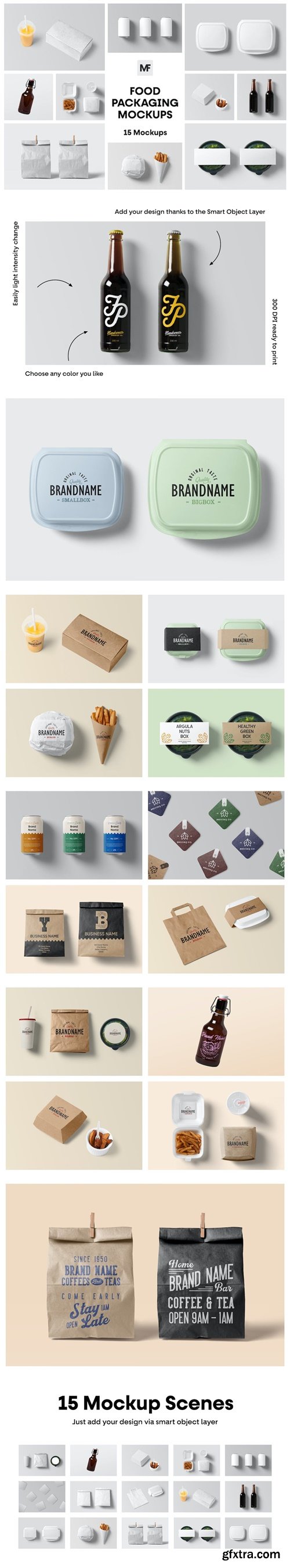 Food Packaging Mockups 6RFH6AY