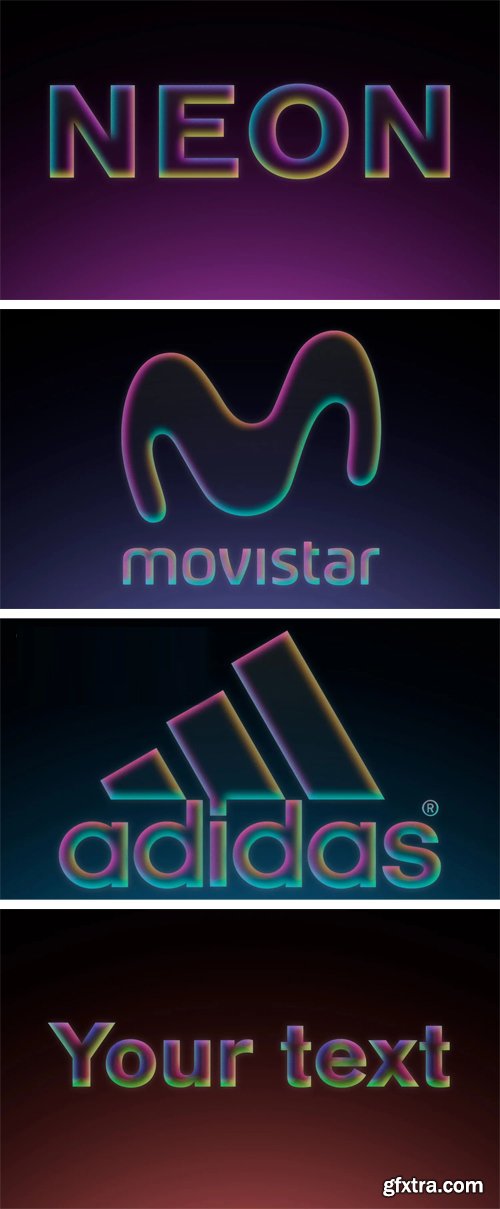 Neon Effect for Photoshop