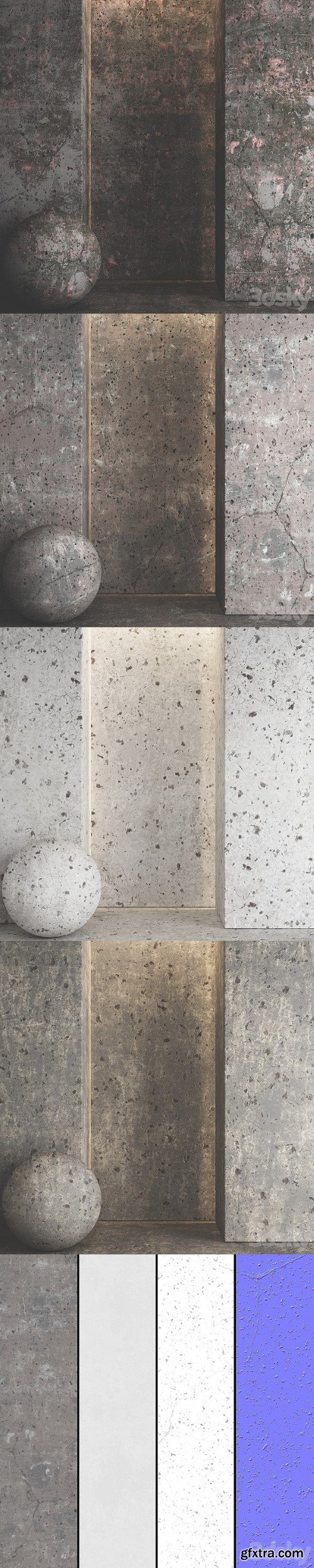 Collection Concrete 03 | Vray+Corona