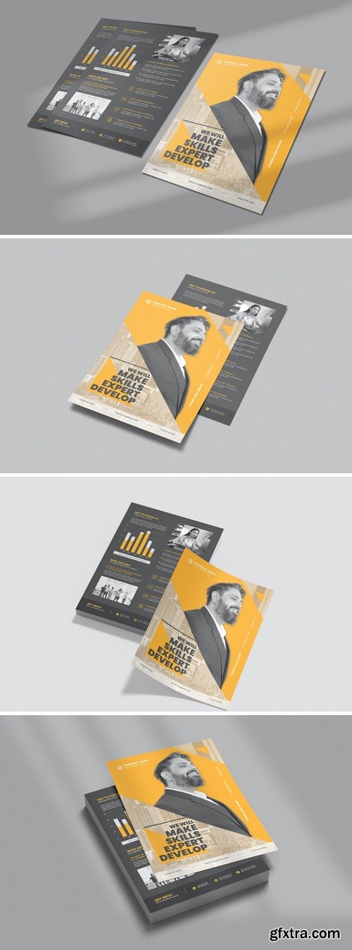 Corporate Solutions Flyer Template 34LTKY3