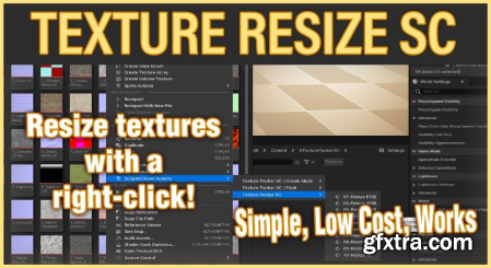 Unreal Engine Marketplace - Texture Resize SC (4.27, 5.0-5.1)