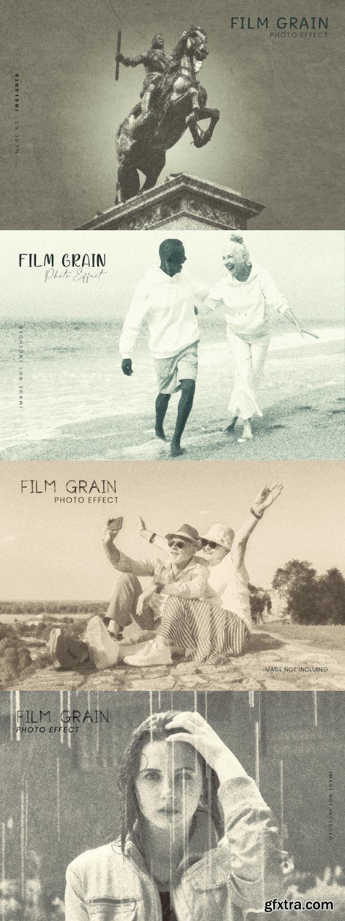 Film grain photo effects