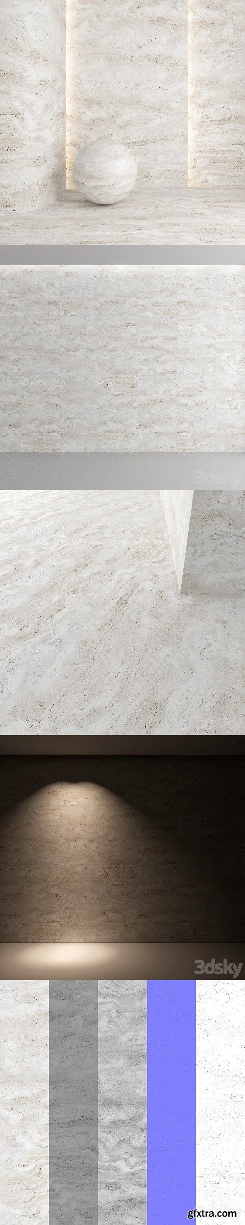 Travertine 06 Zena | Vray+Corona