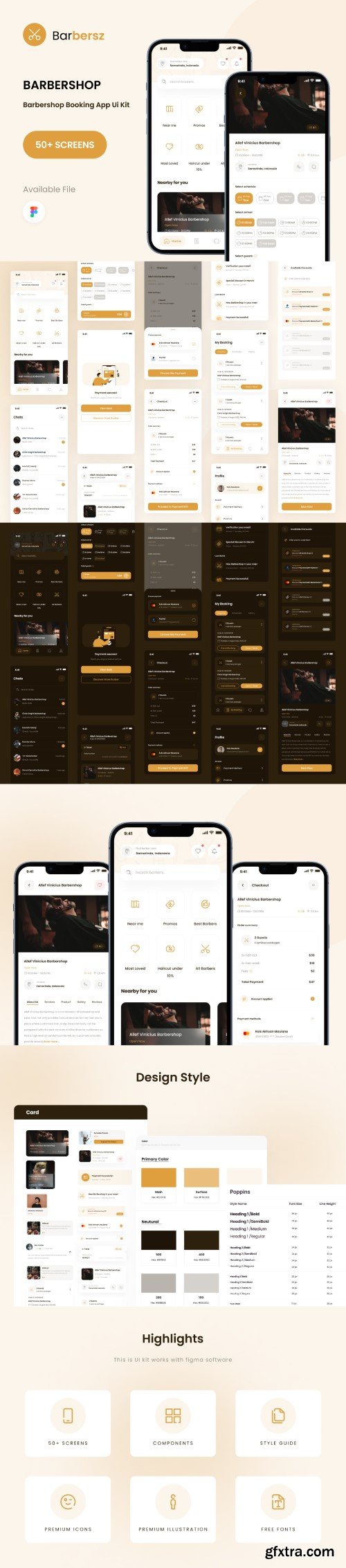 UI8 - Barbersz UI Kit